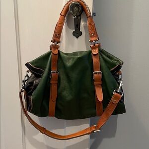 True Religion RARE Stella leather handbag